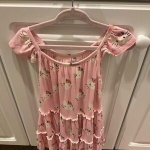 Posh Peanut Pastel Pink Hello Kitty Twirl Dress